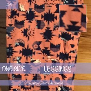 New LuLaRoe Aztec Leggings Size OS